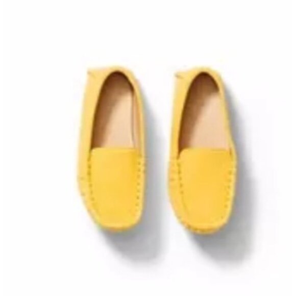 Janie & Jack Sun Shower Yellow Driving Shoe Sz 5 Boys - Picture 8 of 12